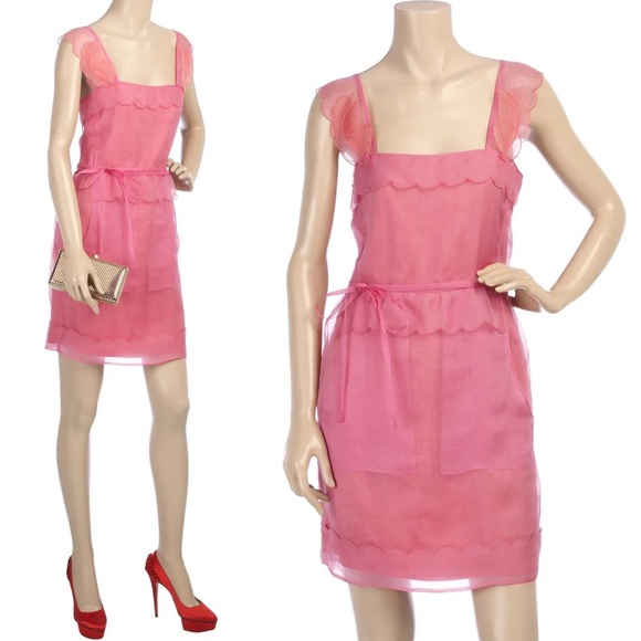 NWT Stella McCartney Black Silk Cocktail Dress 4 - Picture 13 of 14